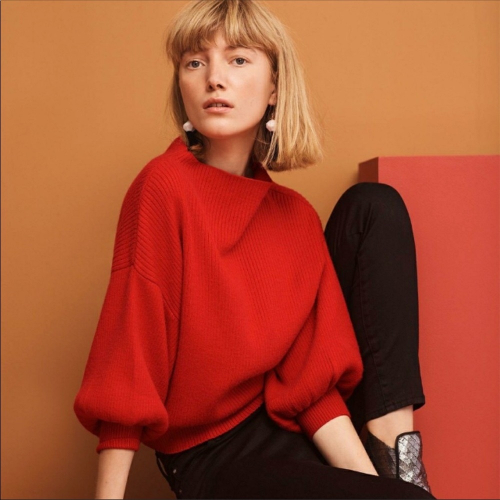 Anthropologie Line+Dot Britta balloon Sweater